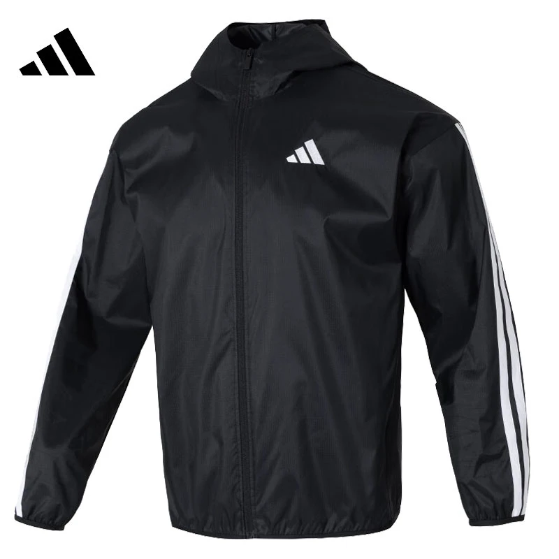 adidas阿迪男子M 3S WB Rips梭织连帽外套IM7848