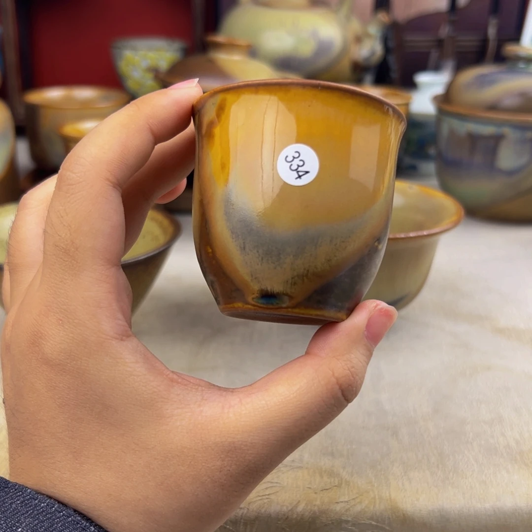 杯纯手工柴烧主人杯