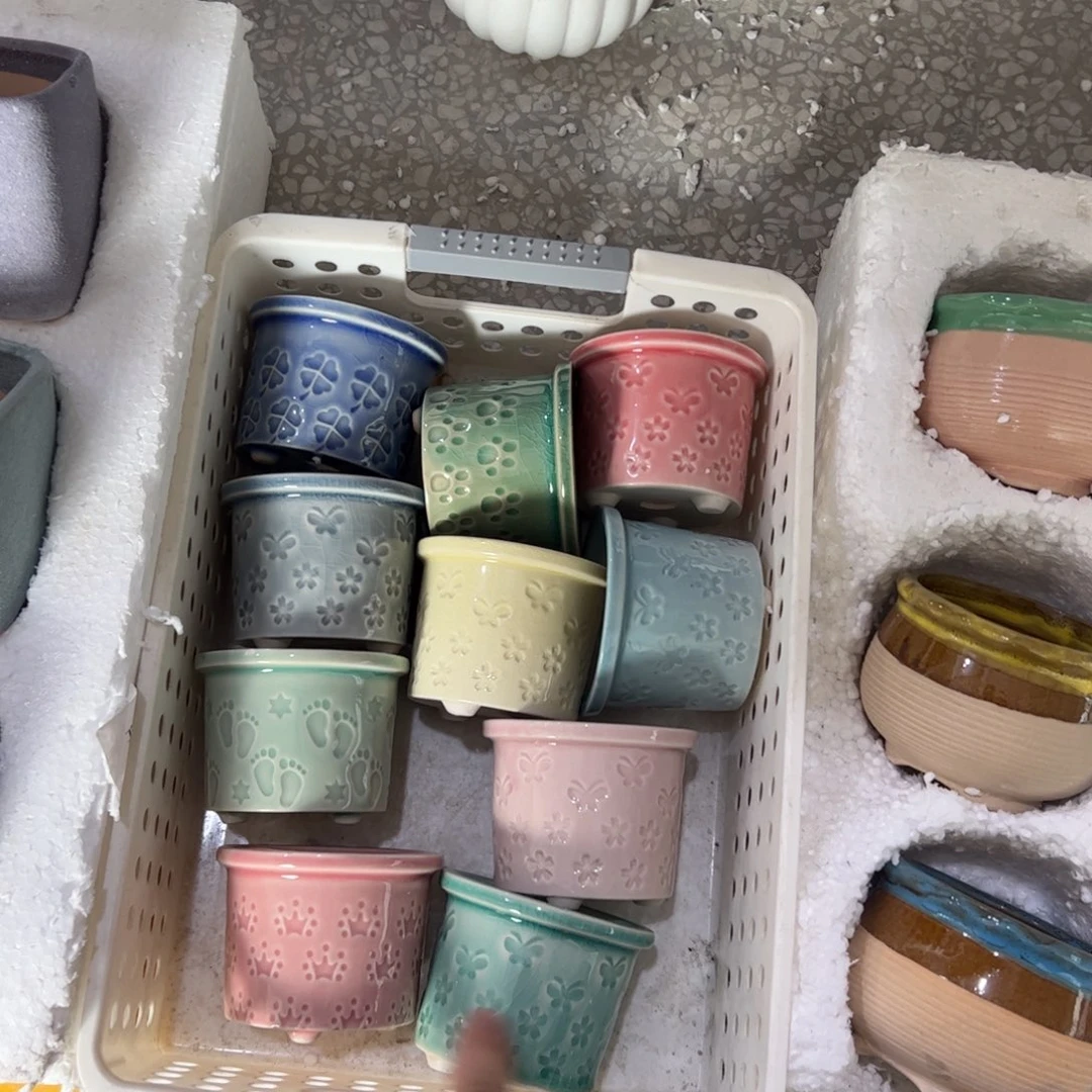 陶瓷陶瓷多肉花盆@@1683