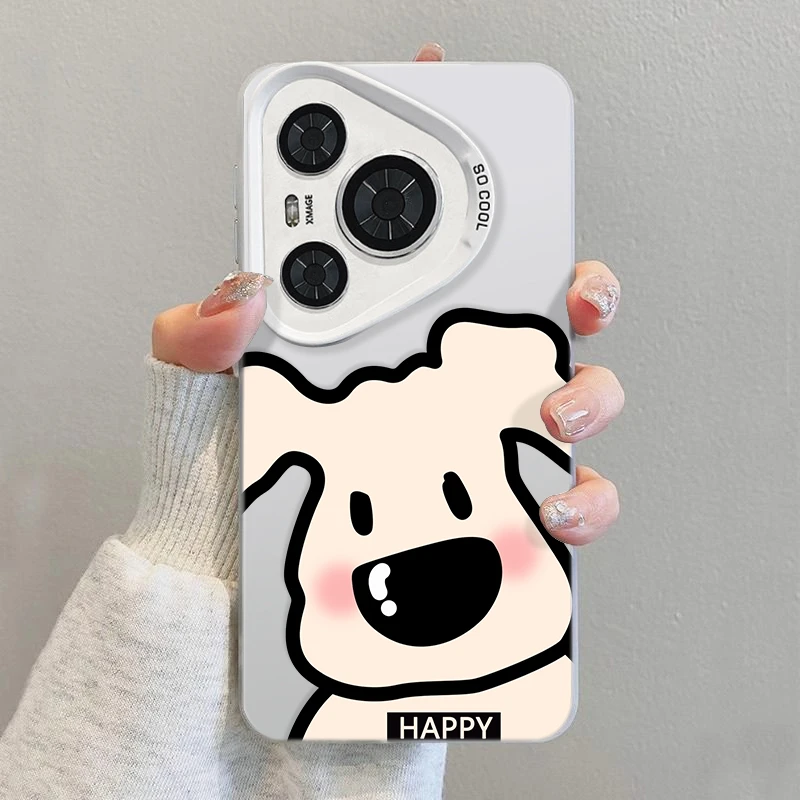 大鼻子狗适用华为Pura70Pro手机壳创意mate60/50卡通P70+保护防摔