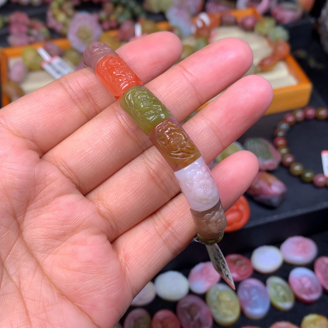 玛瑙/玉髓未镶嵌手链