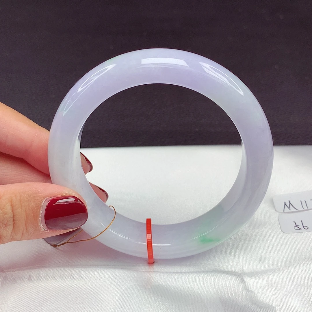 翡翠未镶嵌手镯56圈轮胎488