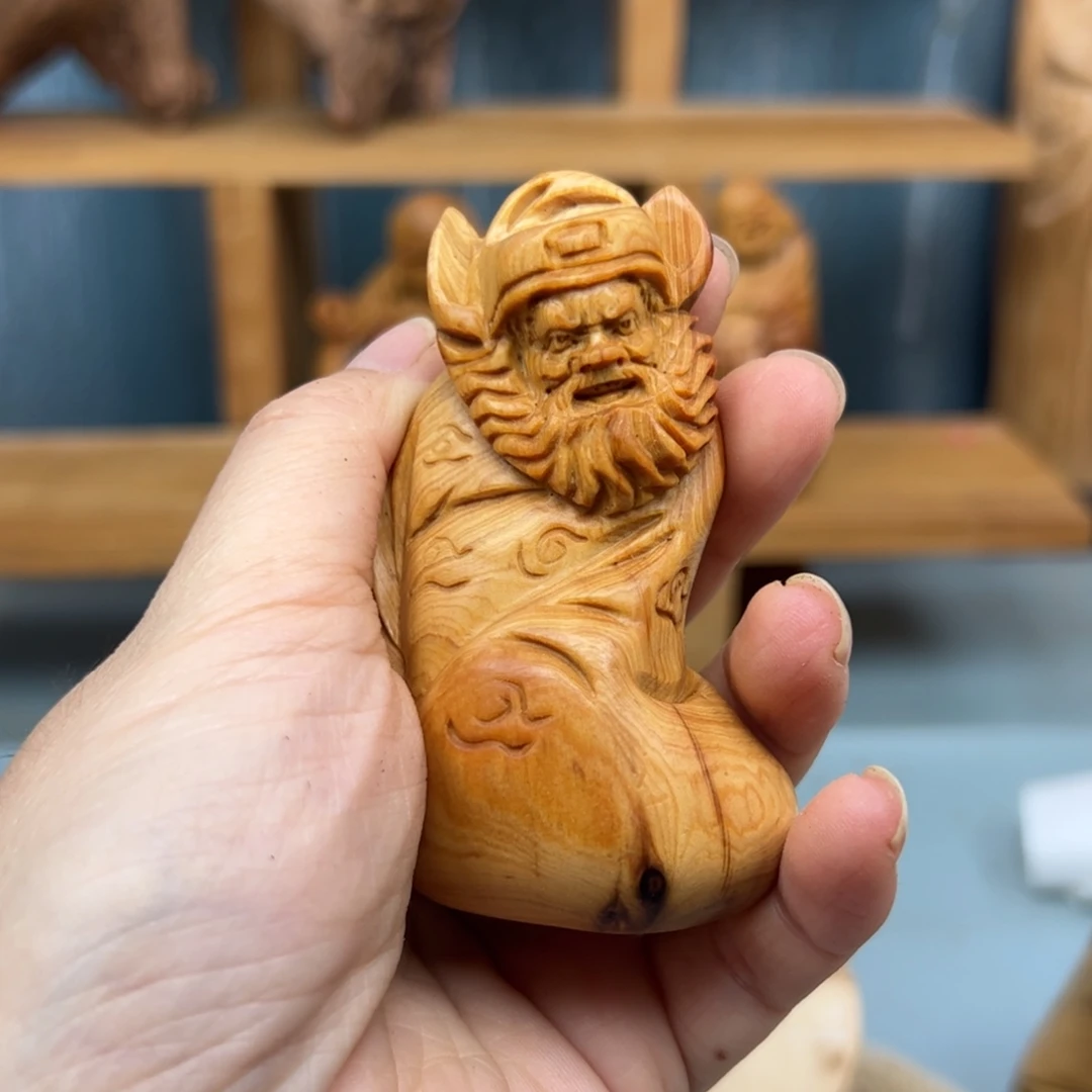 柏木崖柏木摆件手把件，