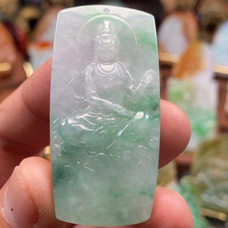 【闪购商品】颈饰未镶嵌翡翠缅甸翡翠A货吊坠