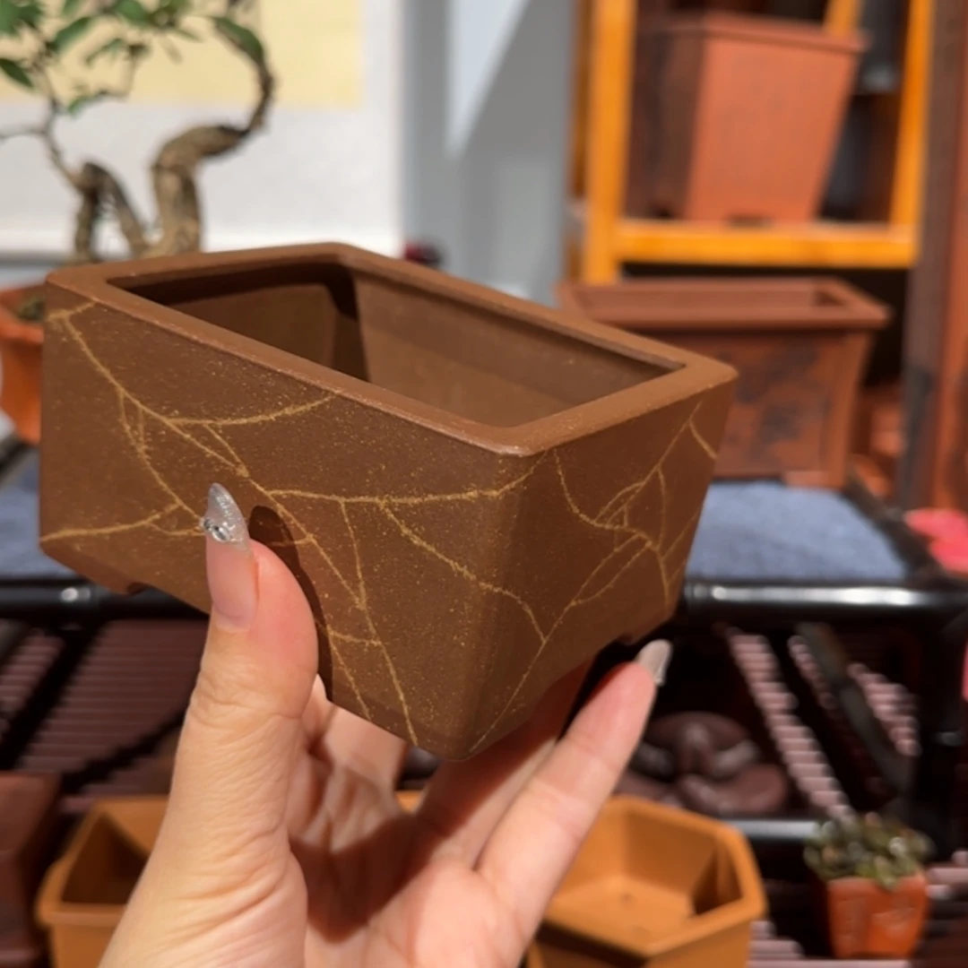 二***娃紫砂花盆全手工制作