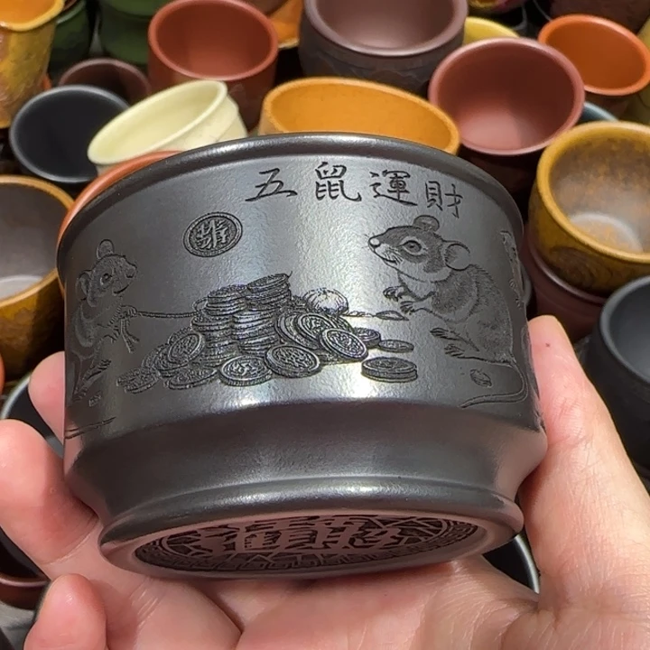 茶杯紫砂全手工紫砂