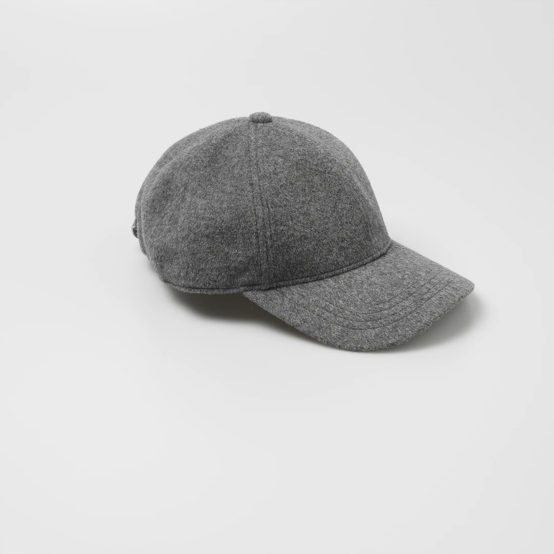 AP洛哥24846X【雾岚】羊毛呢灰色可调节时尚百搭棒球帽子