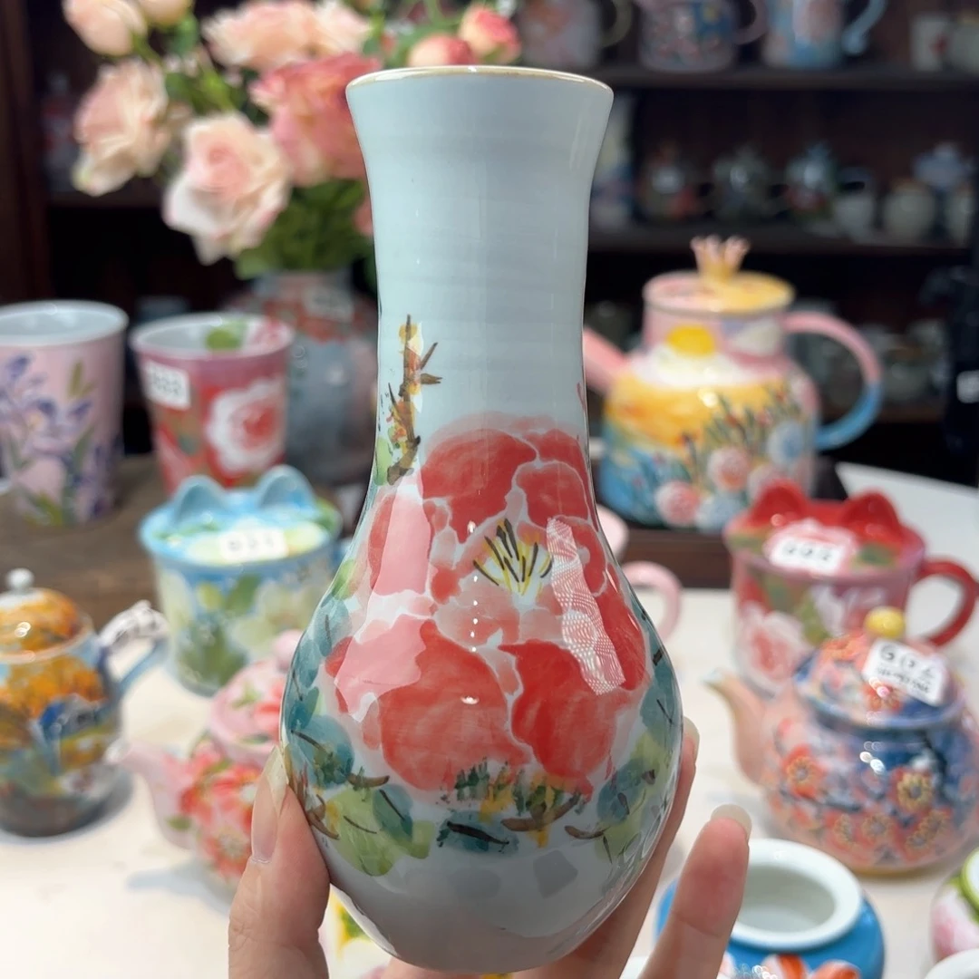景德镇手绘高温釉下彩陶瓷茶具