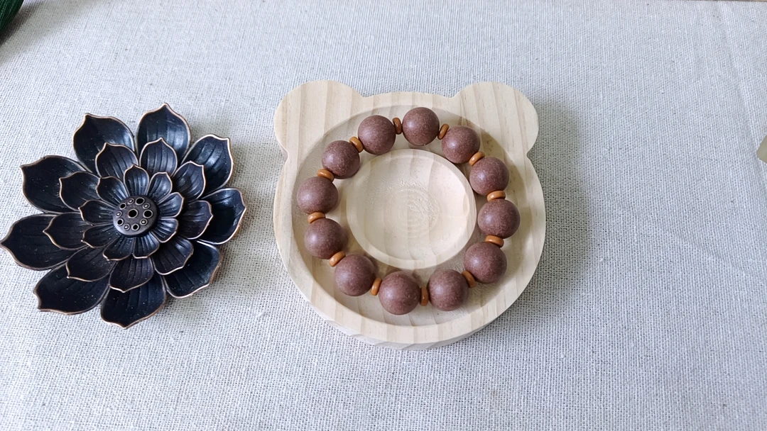 玫瑰合香珠疏肝解郁 养颜非遗手工炼制天然香材