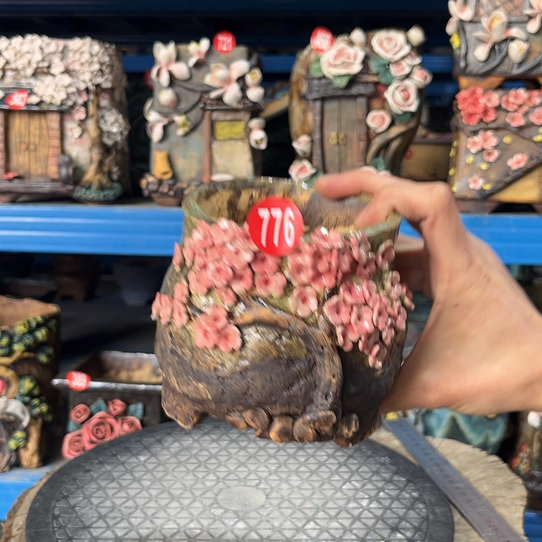 776 号陶然花器手工花盆