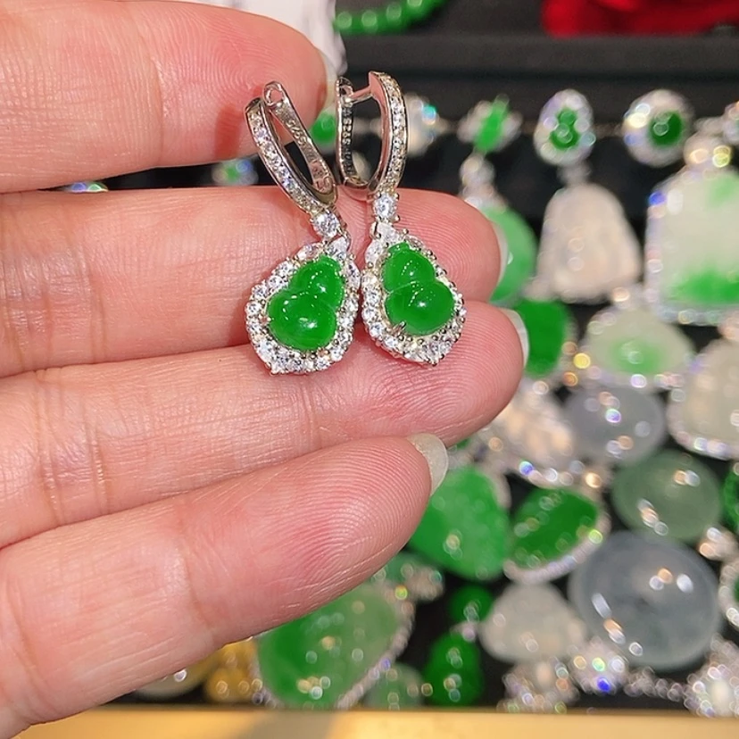 【闪购商品】未镶嵌翡翠耳饰天然翡翠