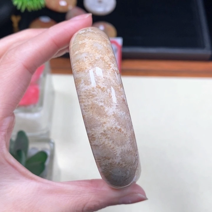 硅化珊瑚（珊瑚玉）手镯未镶嵌无***语