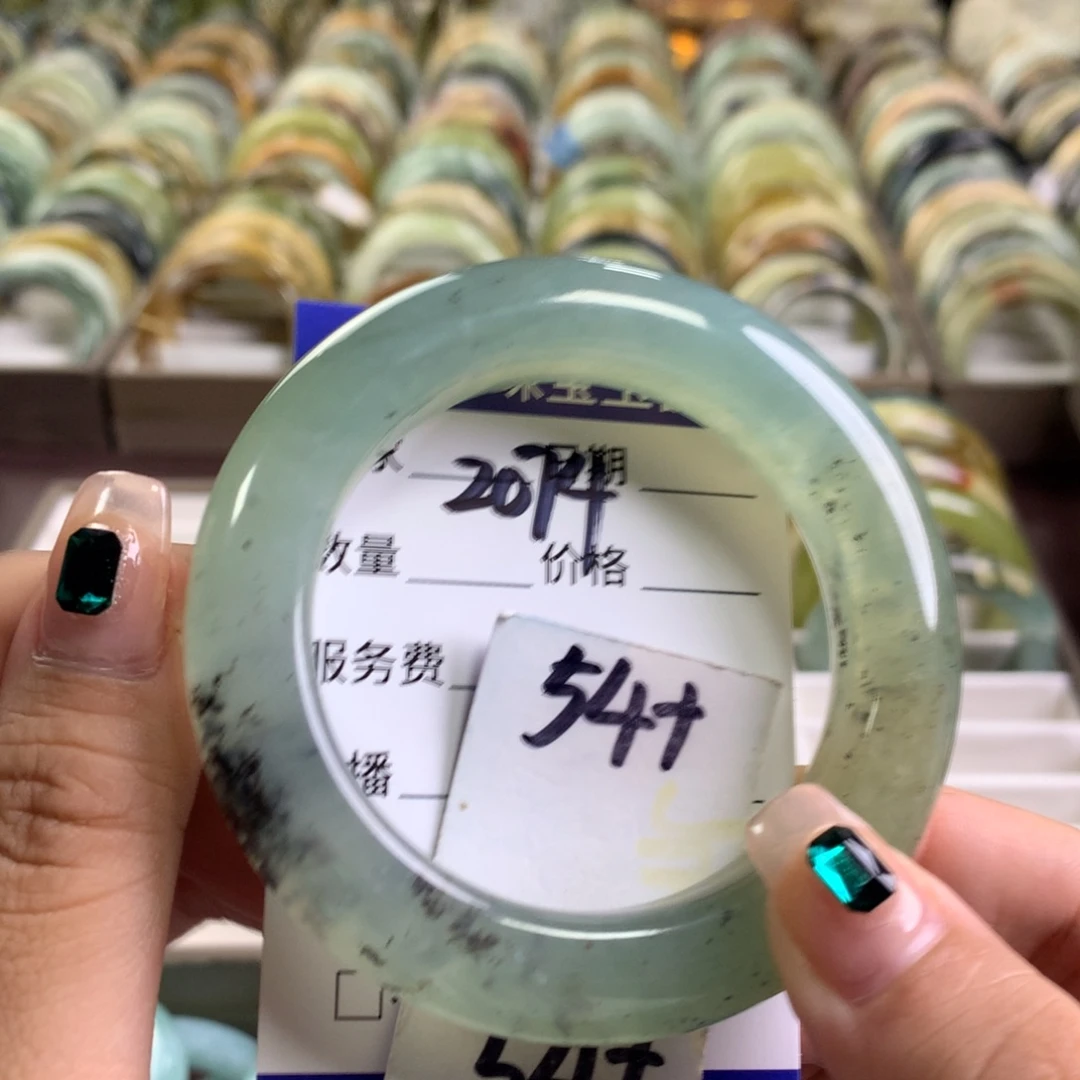蛇纹石玉未镶嵌手镯2074