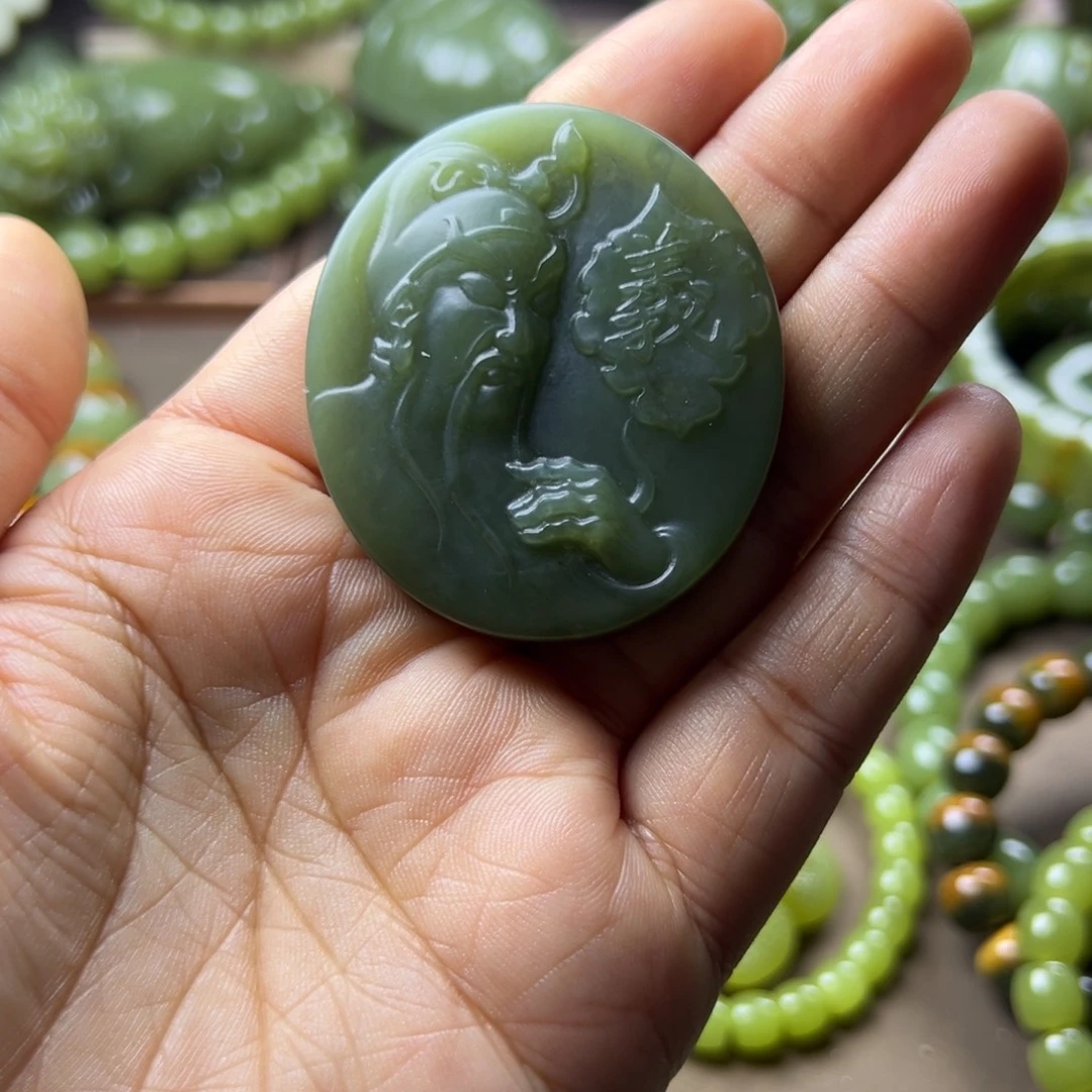 岫岩老玉（透闪石质玉）未镶嵌挂件