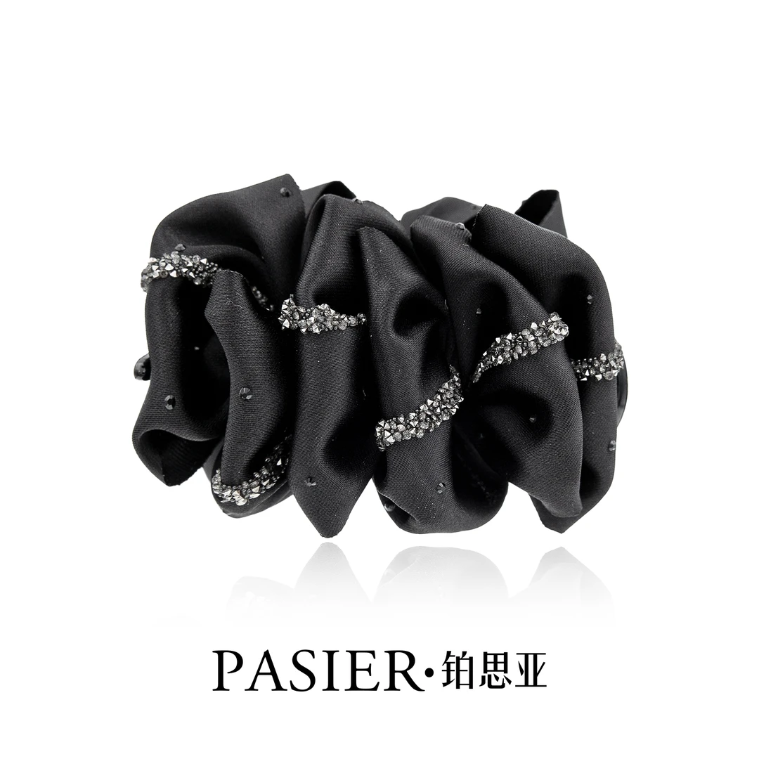 赫本王妃 星际 11厘米法式浪漫百搭不挑发量丸子夹马尾夹NN185