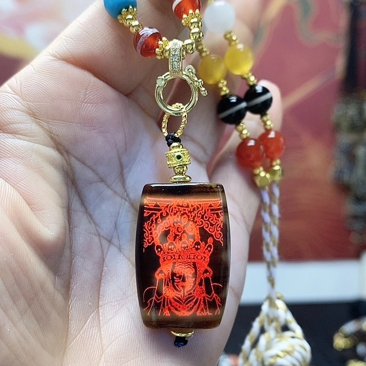 玛瑙/玉髓合金颈饰