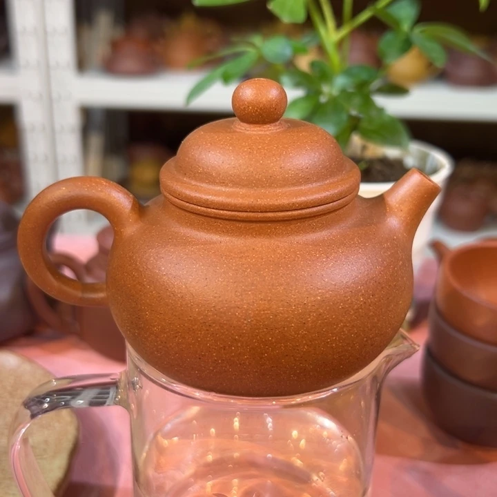 茶壶紫砂五彩容天200cc