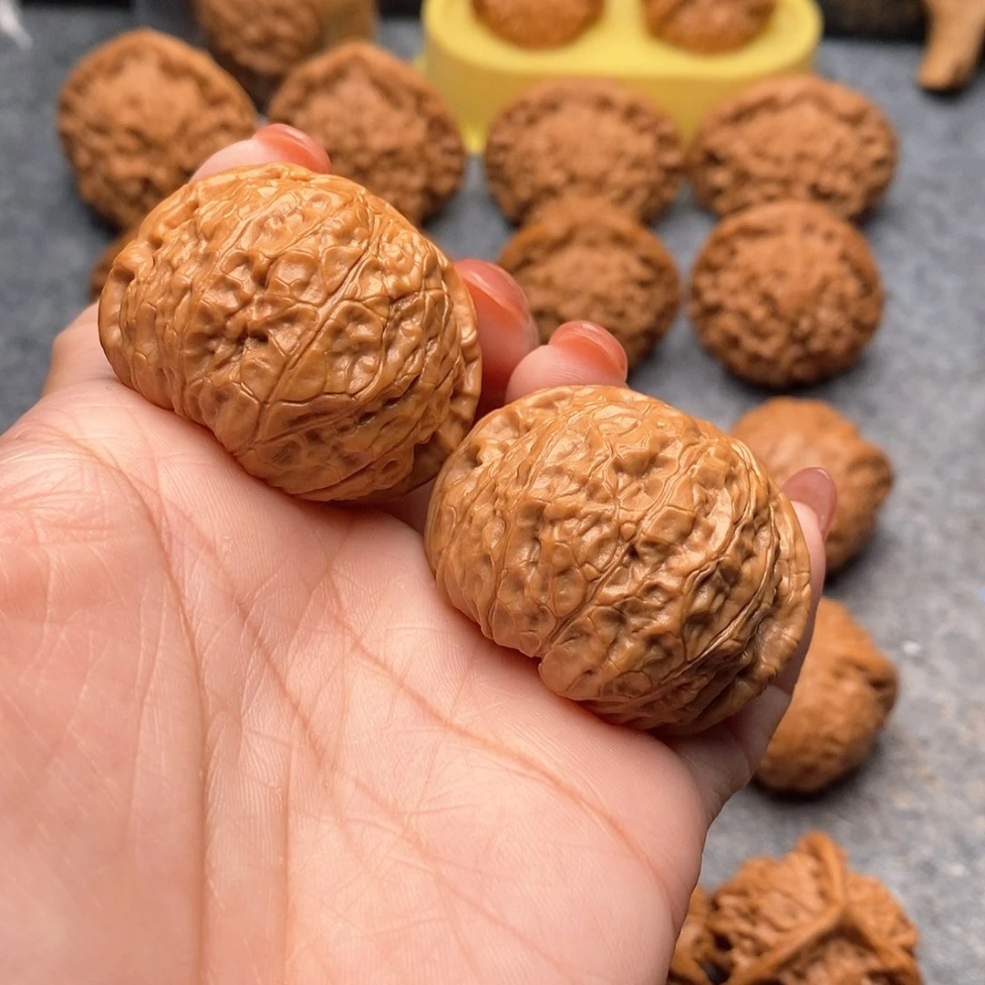 文玩核桃把件我**兴精品南瓜墩40.5全品
