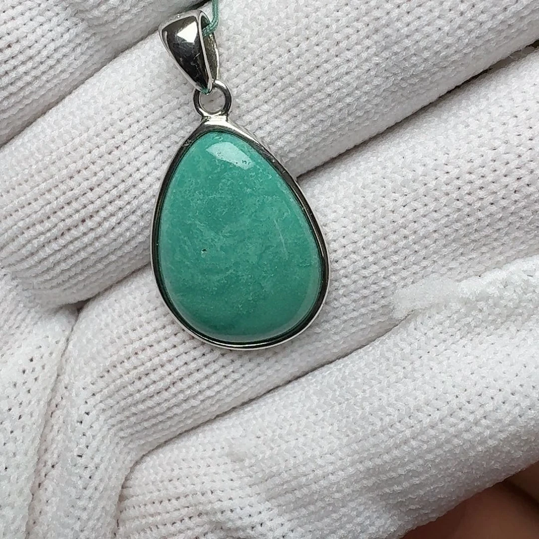 绿松石银S925镶嵌珠宝奇石