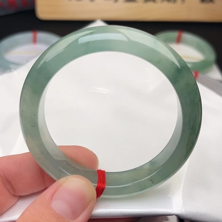 翡翠未镶嵌手镯手镯-16