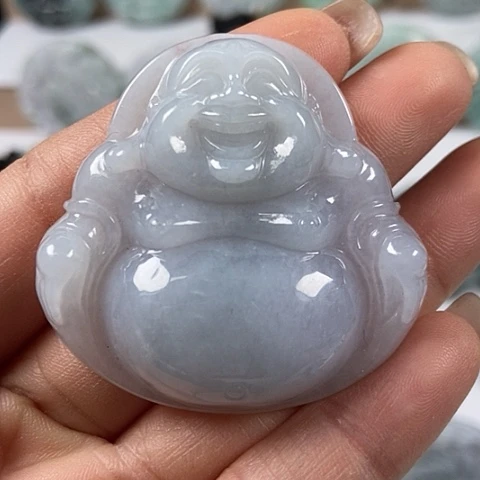 翡翠颈饰未镶嵌大佛福利