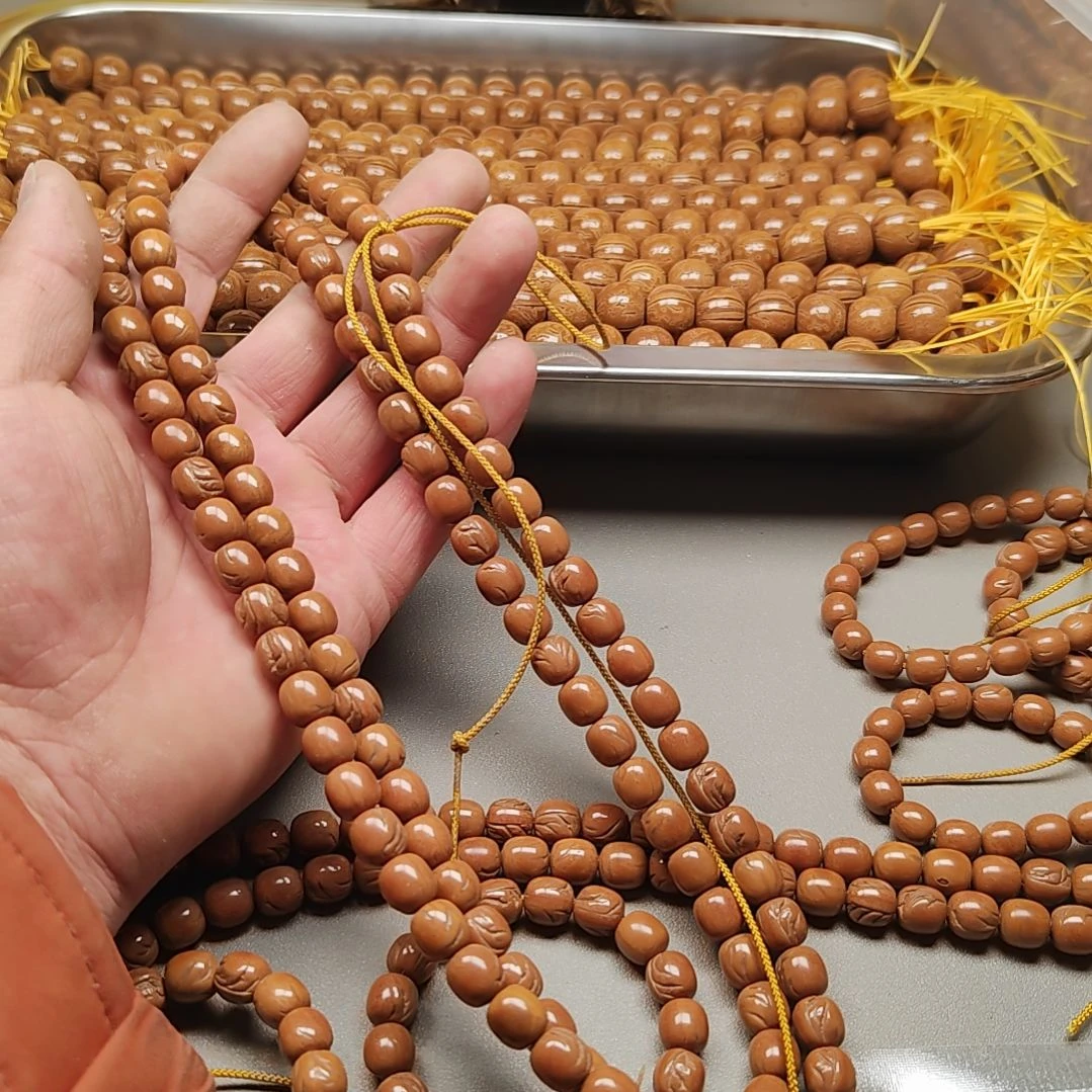 桃核吊坠樱***铁桃核光珠