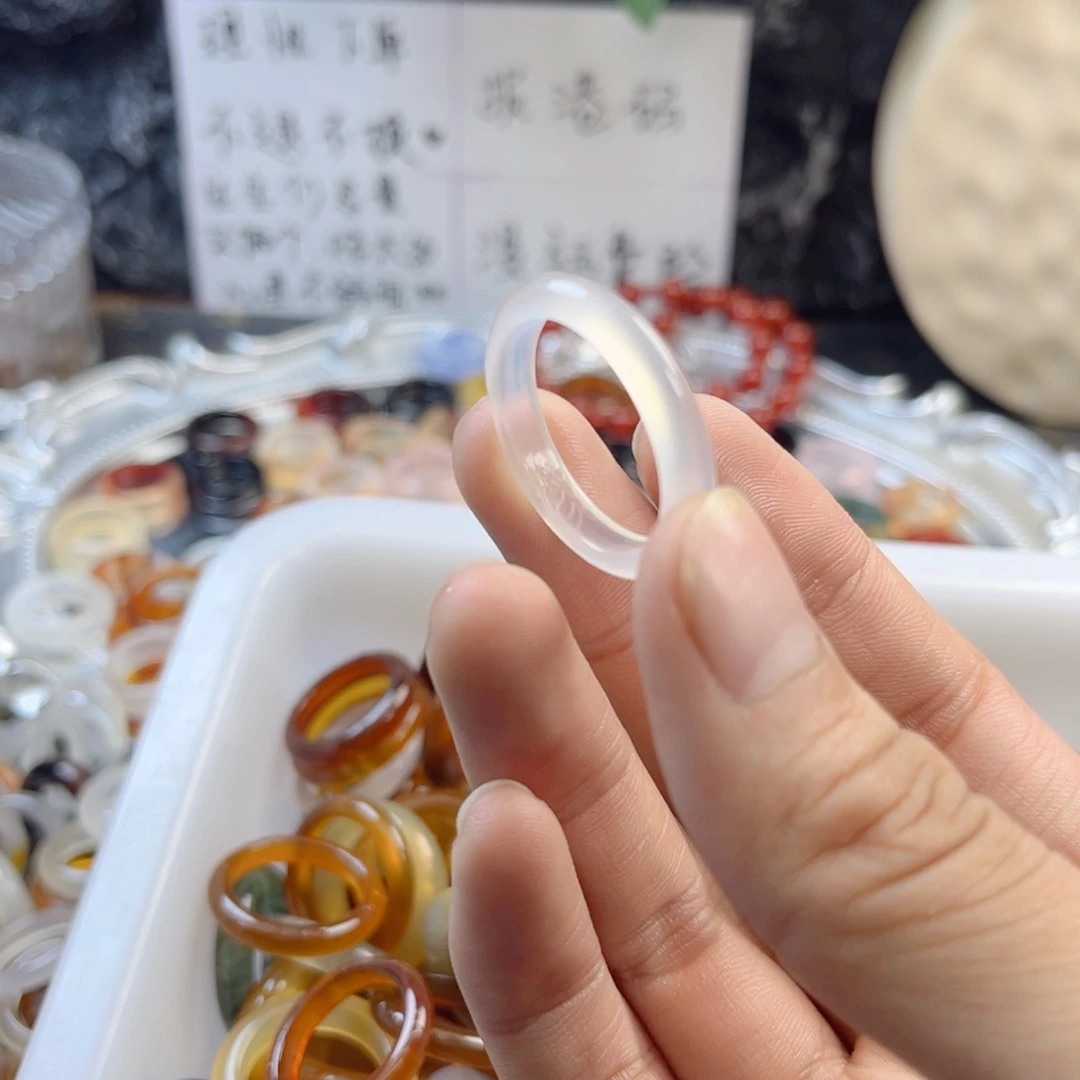 玛瑙/玉髓未镶嵌戒指102