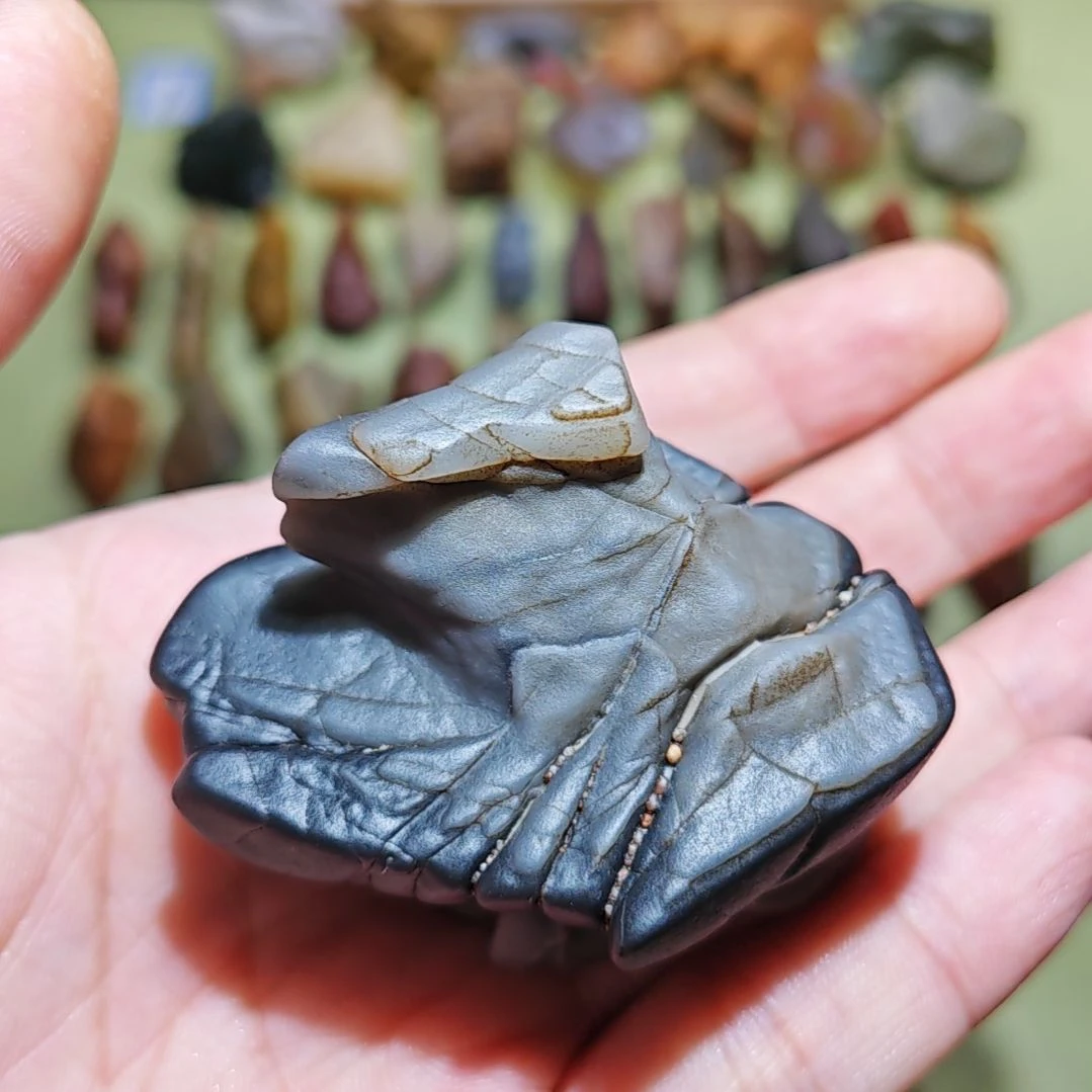 石材戈壁石手把件摆件