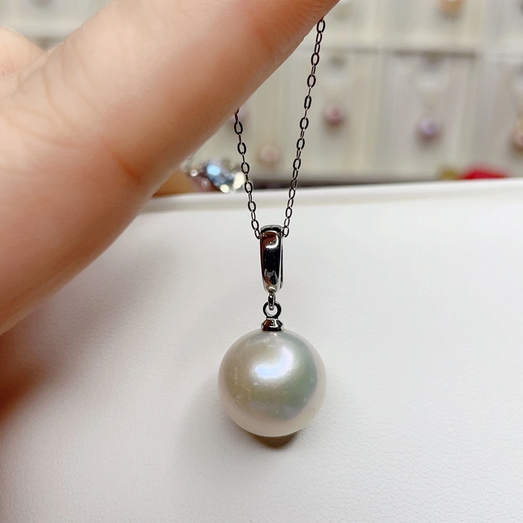 合金淡水珍珠吊坠(赠链)