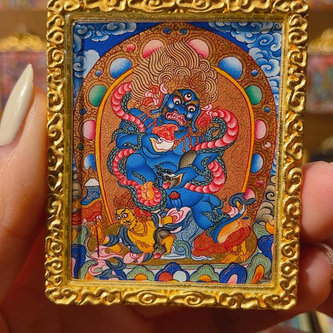 黑财神热贡艺术1