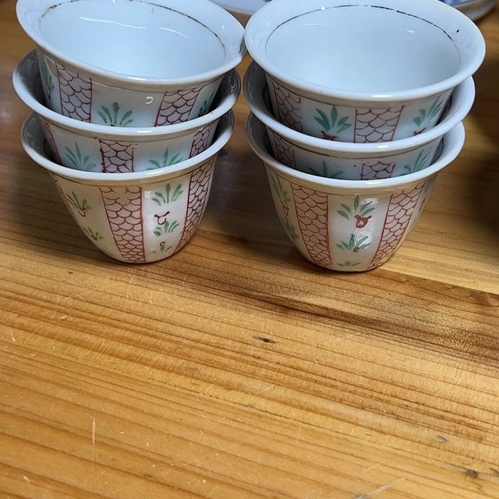 杯中*釉下五彩官窑瓷器