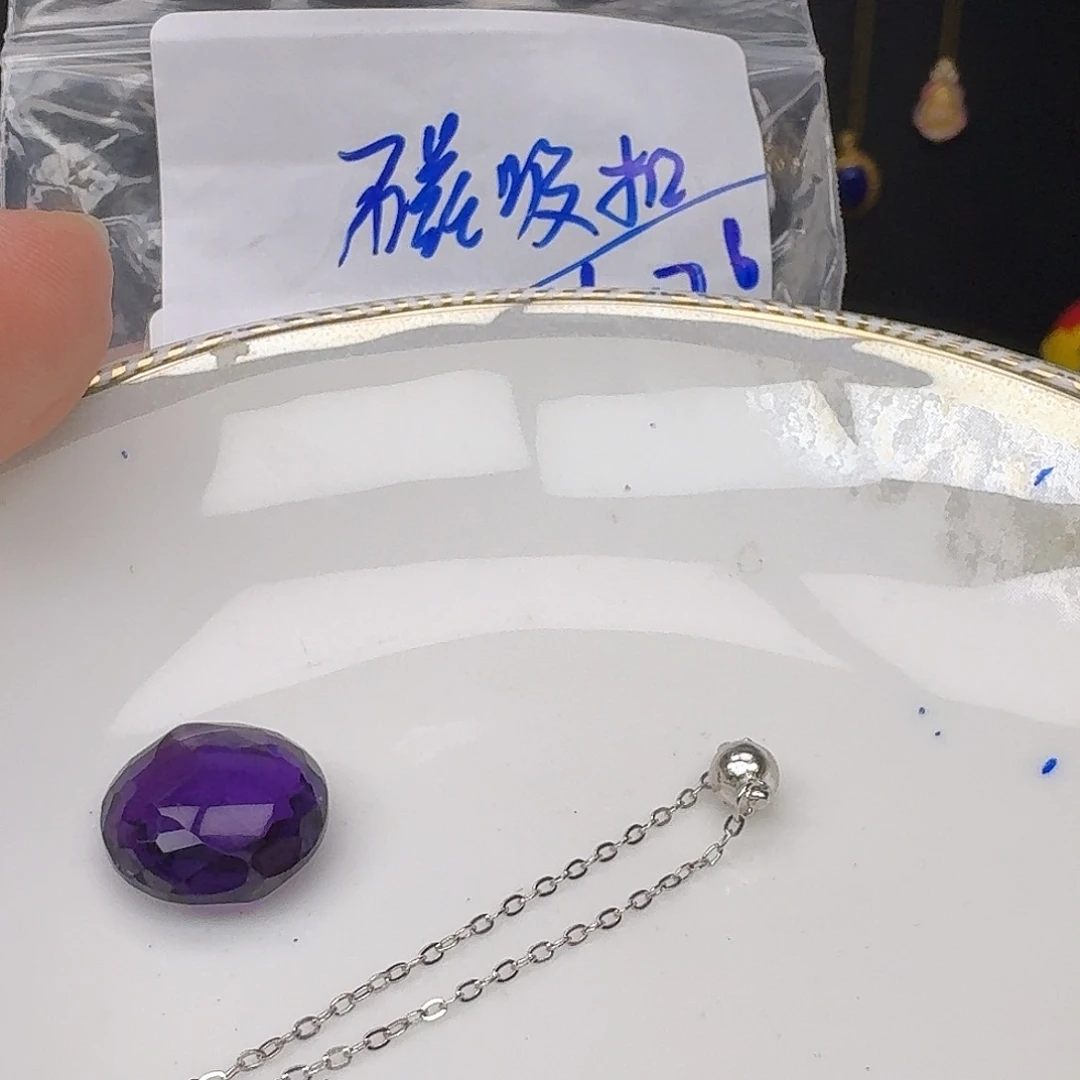 紫晶颈饰银S925镶嵌紫水晶925镶嵌1