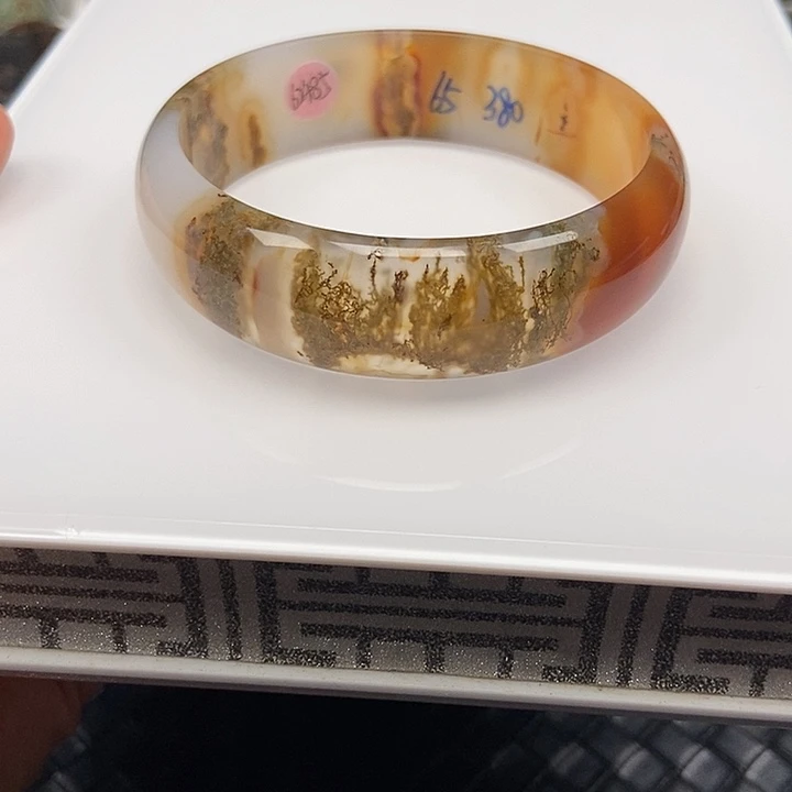 玛瑙/玉髓手镯未镶嵌蓝****0
