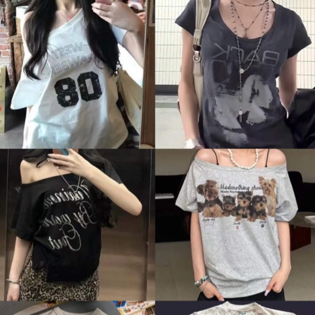 夏季短袖设计感上衣