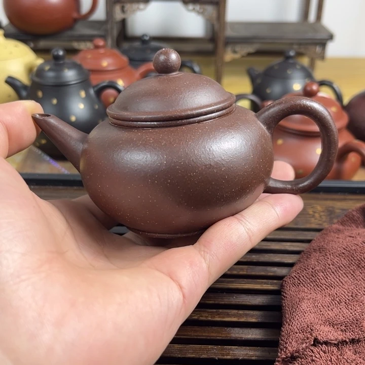 紫砂茶壶未***°原矿紫砂半手工制作
