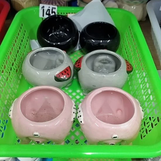 微瑕陶瓷盆12包邮