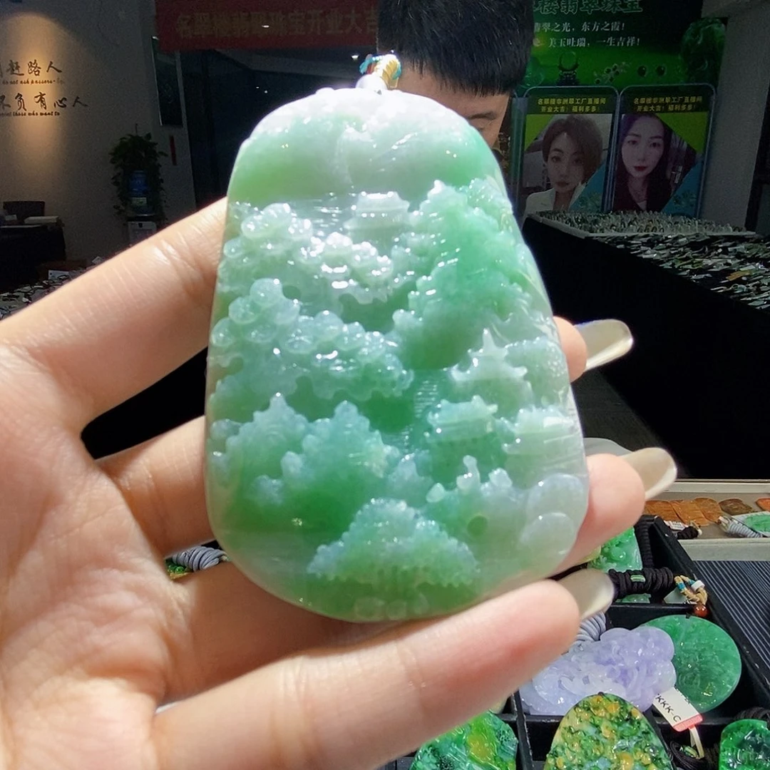 颈饰未镶嵌翡翠翡翠