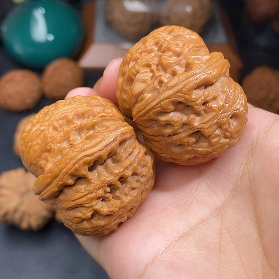文玩核桃把件元宝全品42