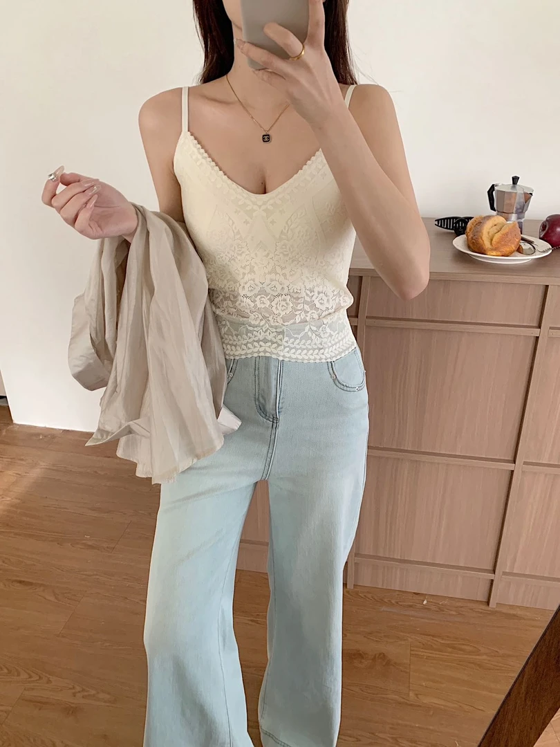 风青棉语【背心】四季款背心女款遮副乳网红性感美背