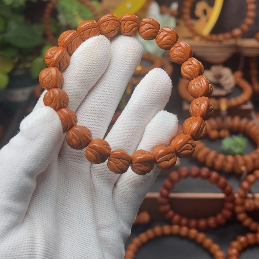 吊坠桃核1.2玉龙脊手串