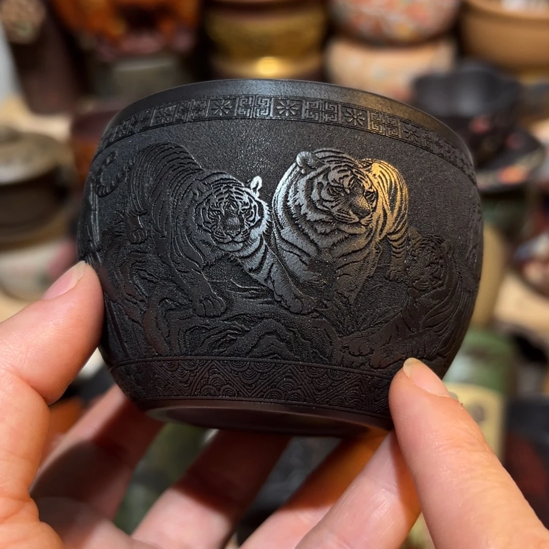 茶杯紫砂宜兴紫砂主人杯