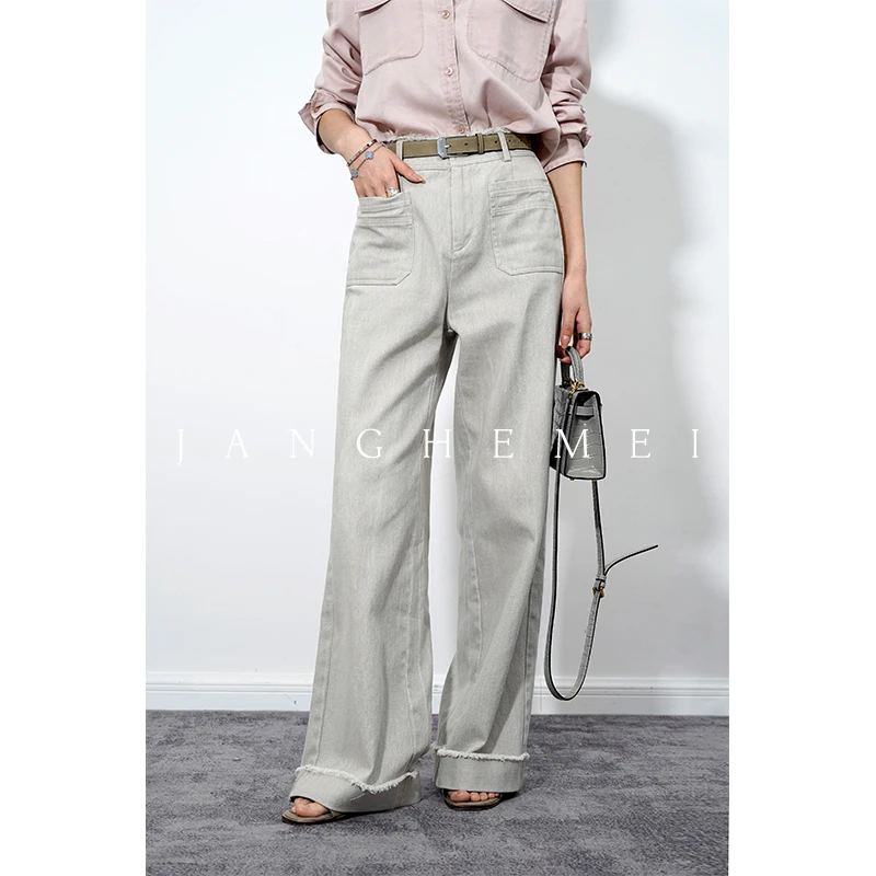 JANGHEMEI休闲裤K33010M52微瑕福利价-介意勿拍