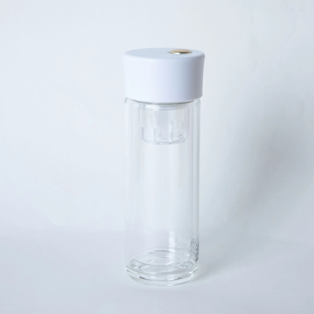 便携按压磁吸玻璃杯300ml-B1
