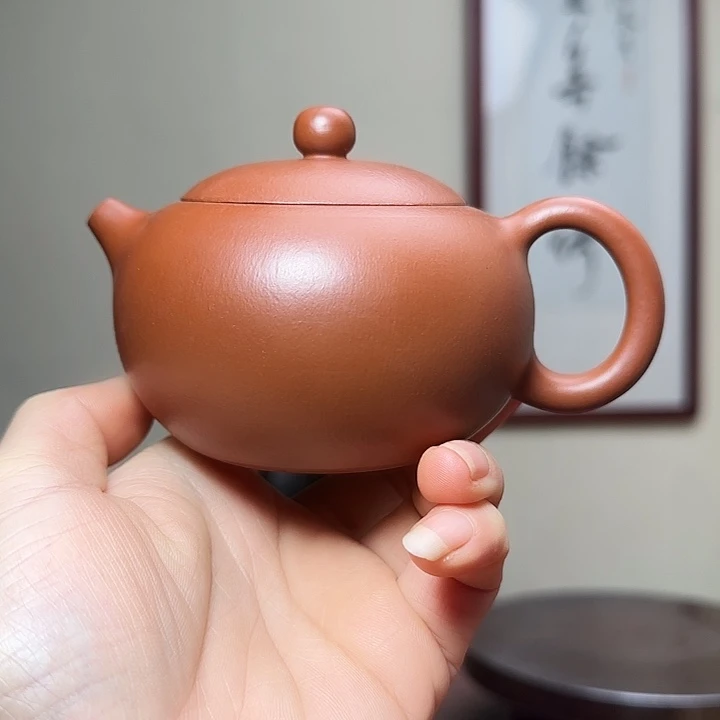 紫砂茶壶橘**糖宜兴紫砂工艺