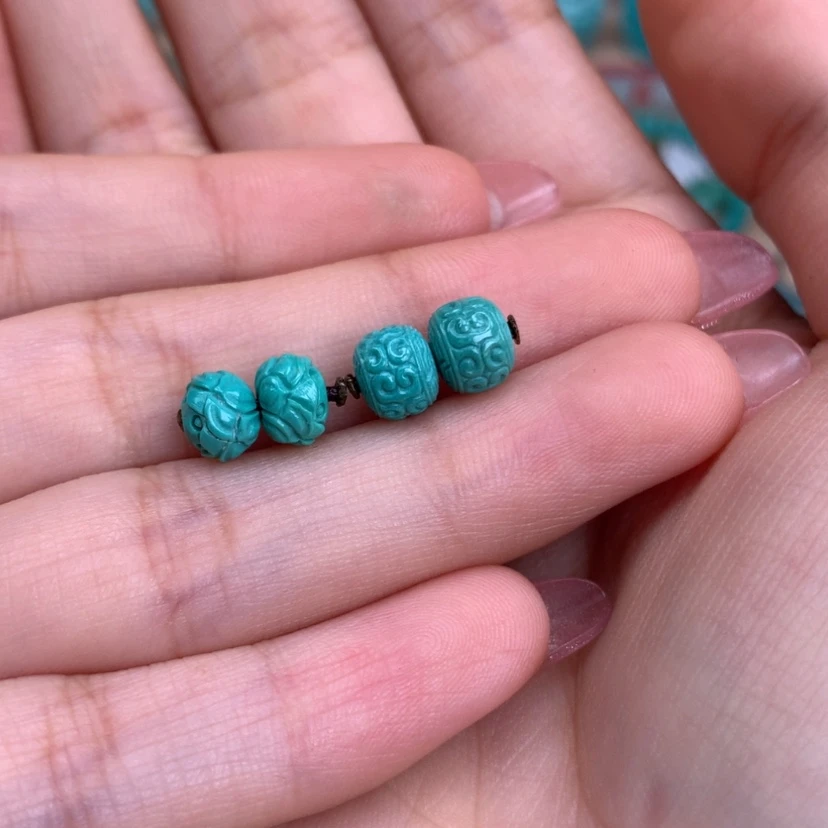 【闪购商品】绿松石雕刻未镶嵌P***梓