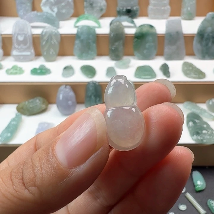 翡翠未镶嵌项链翡翠