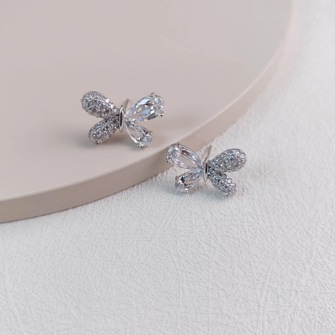 XUPING/旭平首饰 合金合成锆石耳饰 夏上新时尚 GDW X001079905