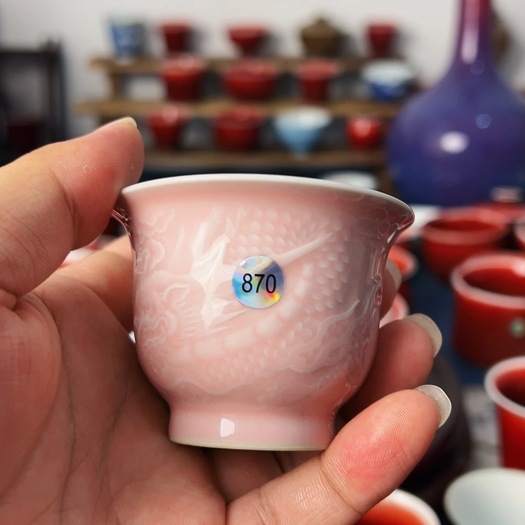 没***的景德镇陶瓷原矿茶具