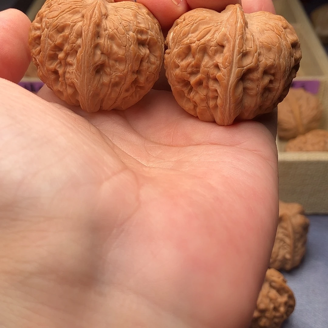 派***派文玩核桃把件平谷元宝