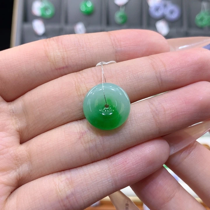 未镶嵌戒指翡翠平安扣